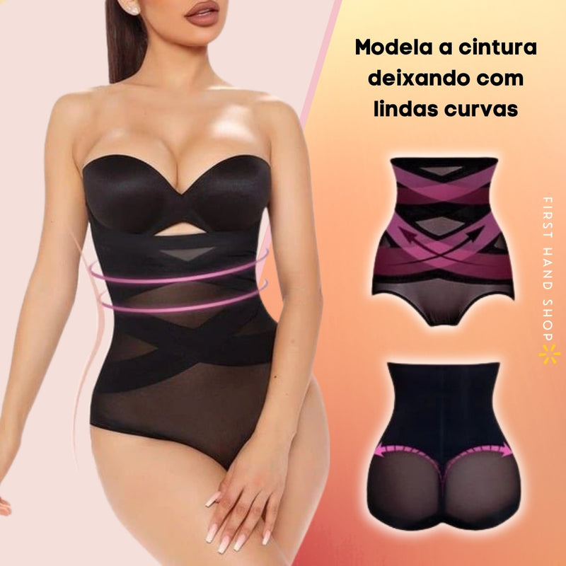 Body shape™ Modelador de Compressão Cruzado